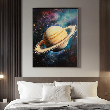 Galaxy Planet Painting
